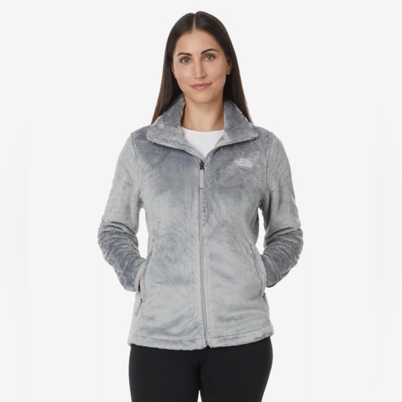 The North Face Jackets & Blazers - SOLD The North Face | Osito Jacket Fleece Zip Front Jacket in Light Grey Size S